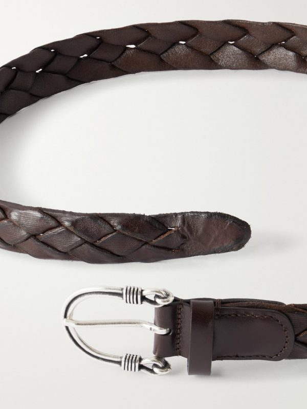3cm Woven Leather Belt - CU 3cm Woven Leather Belt - CU