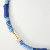 14-Karat Gold Lapis Lazuli Beaded Bracelet - CU