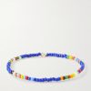 14-Karat Gold Beaded Bracelet - BK