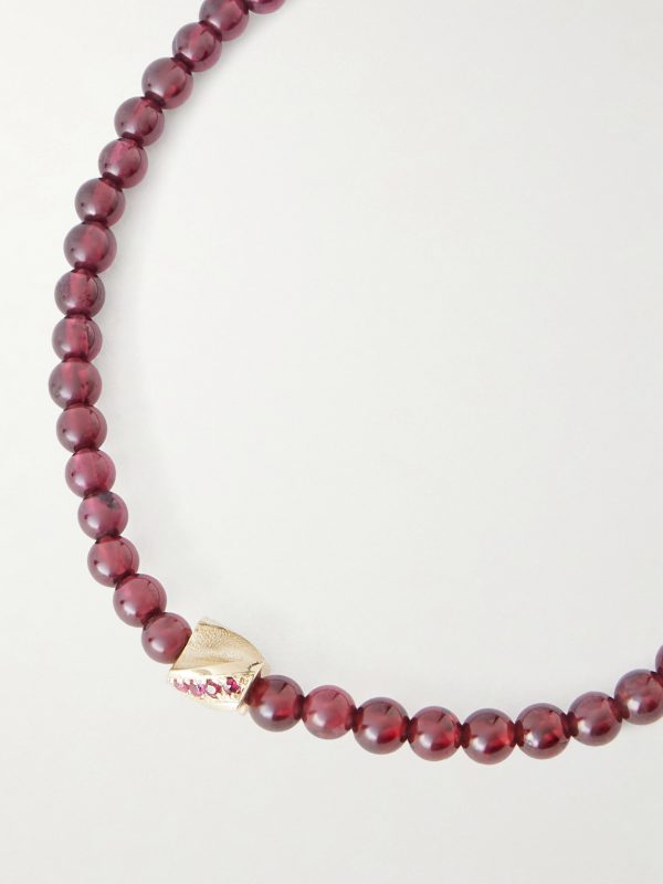 14-Karat Gold Ruby and Sapphire Bracelet - CU 14-Karat Gold Ruby and Sapphire Bracelet - CU