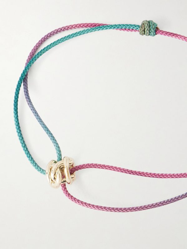 14-Karat Gold Cord Bracelet - CU 14-Karat Gold Cord Bracelet - CU