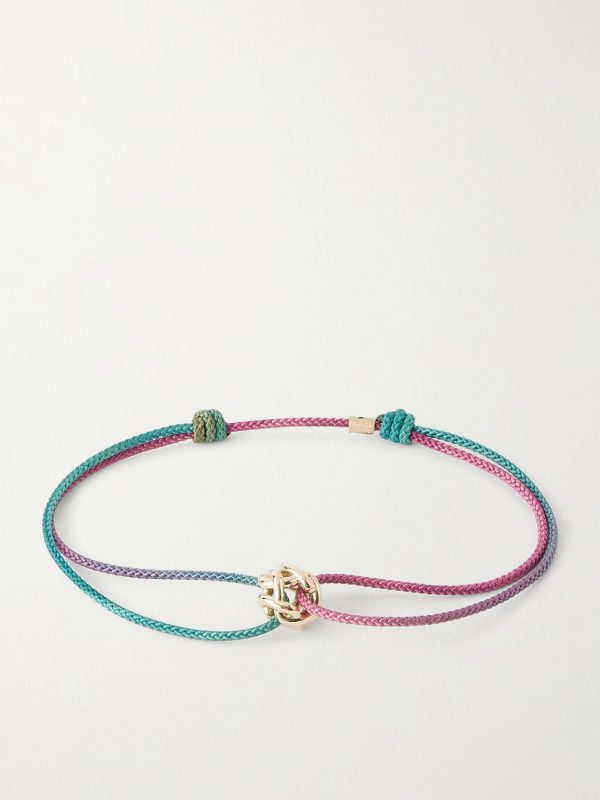 14-Karat Gold Cord Bracelet 14-Karat Gold Cord Bracelet