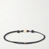 14kt Gold Cord Bracelet - BK 14kt Gold Cord Bracelet - BK