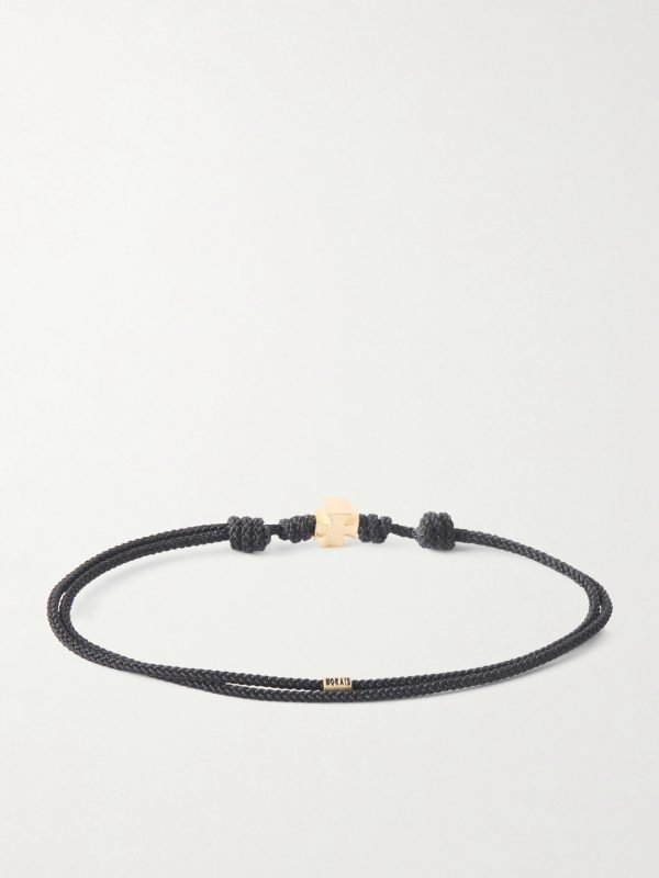 14kt Gold Cord Bracelet - BK 14kt Gold Cord Bracelet - BK