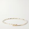Thin Drill Hardware 14-Karat Gold and Ruby Bracelet - BK Thin Drill Hardware 14-Karat Gold and Ruby Bracelet - BK