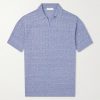 Ribbed Linen and Cotton-Blend Polo Shirt Ribbed Linen and Cotton-Blend Polo Shirt