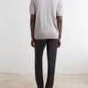 Open-Collar Ribbed Linen and Cotton-Blend Polo Shirt - BK Open-Collar Ribbed Linen and Cotton-Blend Polo Shirt - BK
