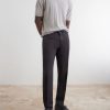 Open-Collar Ribbed Linen and Cotton-Blend Polo Shirt - OU Open-Collar Ribbed Linen and Cotton-Blend Polo Shirt - OU