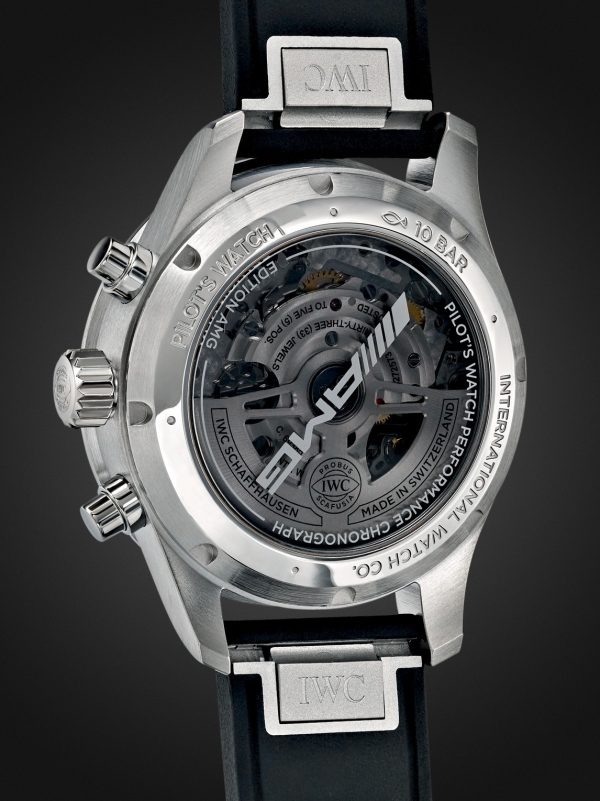 Pilot's Watch Automatic Chronograph AMG 42.5mm Titanium and Rubber Watch, Ref. No. IW388305 - BK Pilot's Watch Automatic Chronograph AMG 42.5mm Titanium and Rubber Watch, Ref. No. IW388305 - BK
