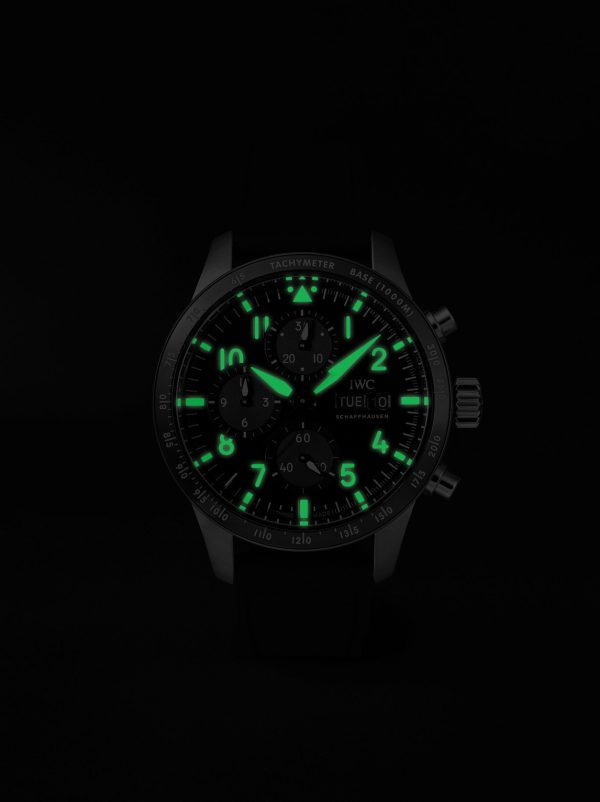Pilot's Watch Automatic Chronograph AMG 42.5mm Titanium and Rubber Watch, Ref. No. IW388305 - E5 Pilot's Watch Automatic Chronograph AMG 42.5mm Titanium and Rubber Watch, Ref. No. IW388305 - E5