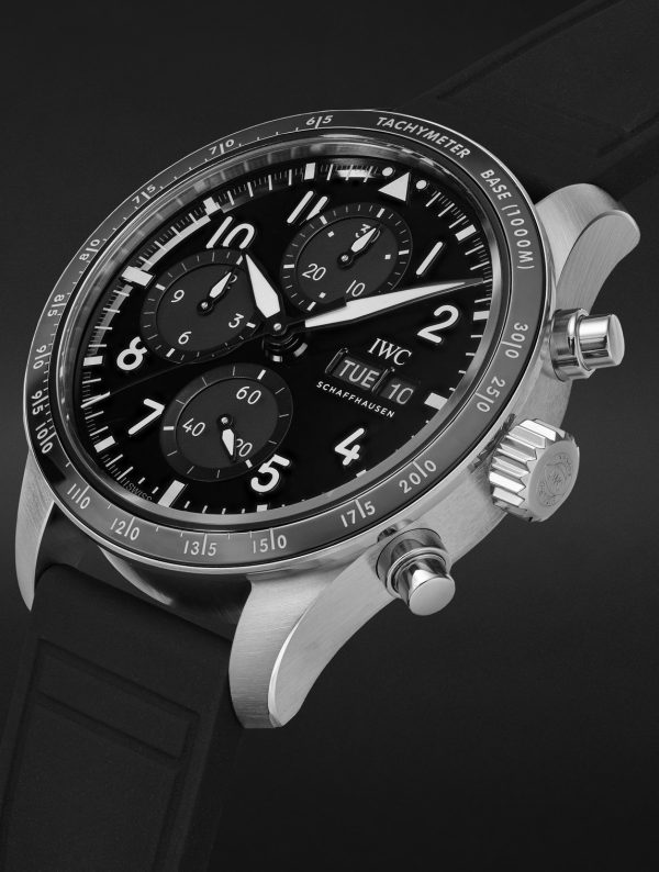 Pilot's Watch Automatic Chronograph AMG 42.5mm Titanium and Rubber Watch, Ref. No. IW388305 - FR Pilot's Watch Automatic Chronograph AMG 42.5mm Titanium and Rubber Watch, Ref. No. IW388305 - FR