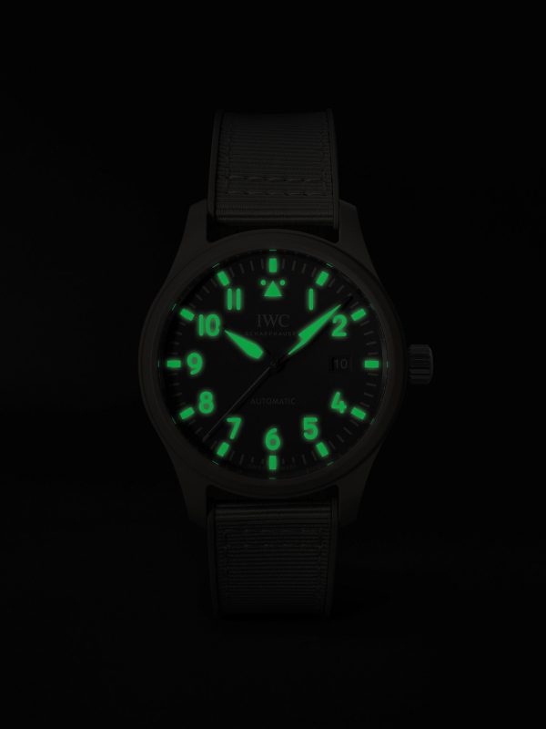 Pilot's Top Gun Mojave Desert Automatic 41mm Ceramic, Rubber and Grosgrain Watch, Ref. No.: IW328106 - E5 Pilot's Top Gun Mojave Desert Automatic 41mm Ceramic, Rubber and Grosgrain Watch, Ref. No.: IW328106 - E5