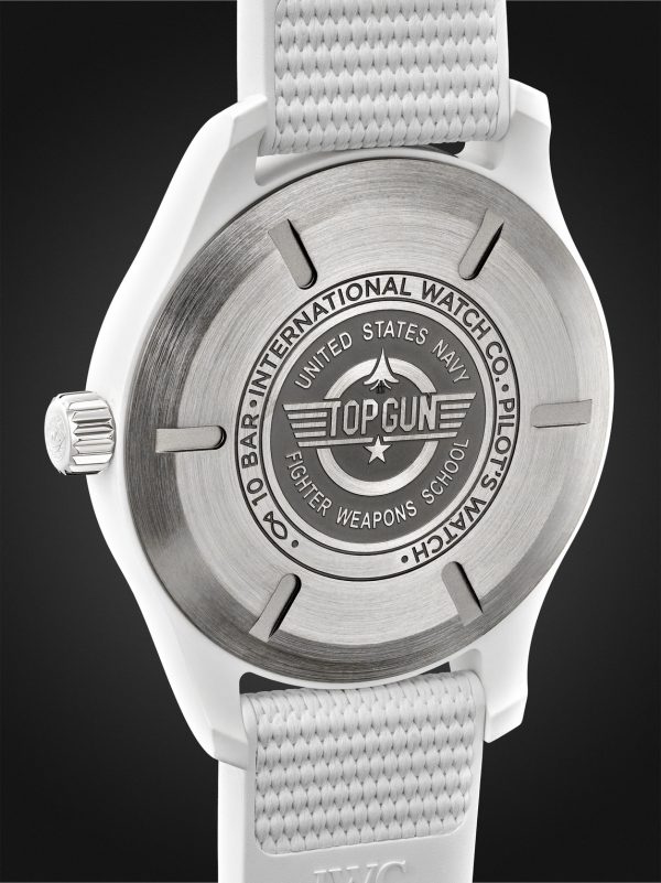 Pilot's Top Gun Lake Tahoe Automatic 41mm Ceramic and Rubber Watch, Ref. No.: IW328104 - BK Pilot's Top Gun Lake Tahoe Automatic 41mm Ceramic and Rubber Watch, Ref. No.: IW328104 - BK