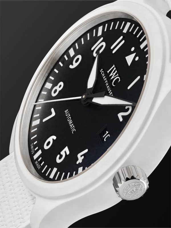 Pilot's Top Gun Lake Tahoe Automatic 41mm Ceramic and Rubber Watch, Ref. No.: IW328104 - CU Pilot's Top Gun Lake Tahoe Automatic 41mm Ceramic and Rubber Watch, Ref. No.: IW328104 - CU