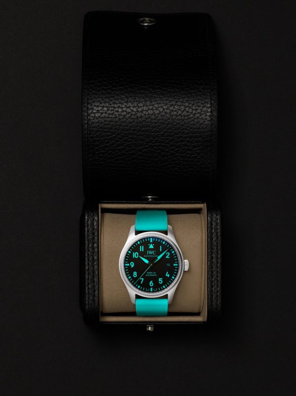 + Mercedes-AMG PETRONAS Formula One™ Team Pilot's Mark XX Automatic 40mm Titanium and Rubber Watch, Ref. No. IW328210 - E4