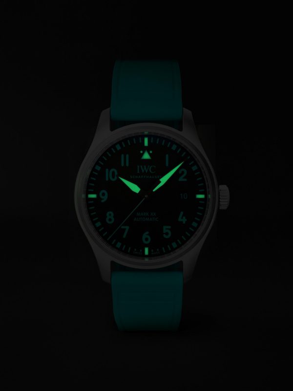 + Mercedes-AMG PETRONAS Formula One™ Team Pilot's Mark XX Automatic 40mm Titanium and Rubber Watch, Ref. No. IW328210 - E5