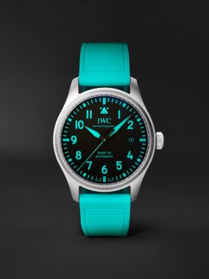 + Mercedes-AMG PETRONAS Formula One™ Team Pilot's Mark XX Automatic 40mm Titanium and Rubber Watch, Ref. No. IW328210 + Mercedes-AMG PETRONAS Formula One™ Team Pilot's Mark XX Automatic 40mm Titanium and Rubber Watch, Ref. No. IW328210