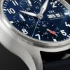 Pilot's Automatic Chronograph 41mm Stainless Steel and Leather Watch, Ref. No. IW388101 - CU