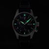Pilot's Automatic Chronograph 41mm Stainless Steel and Leather Watch, Ref. No. IW388101 - E5