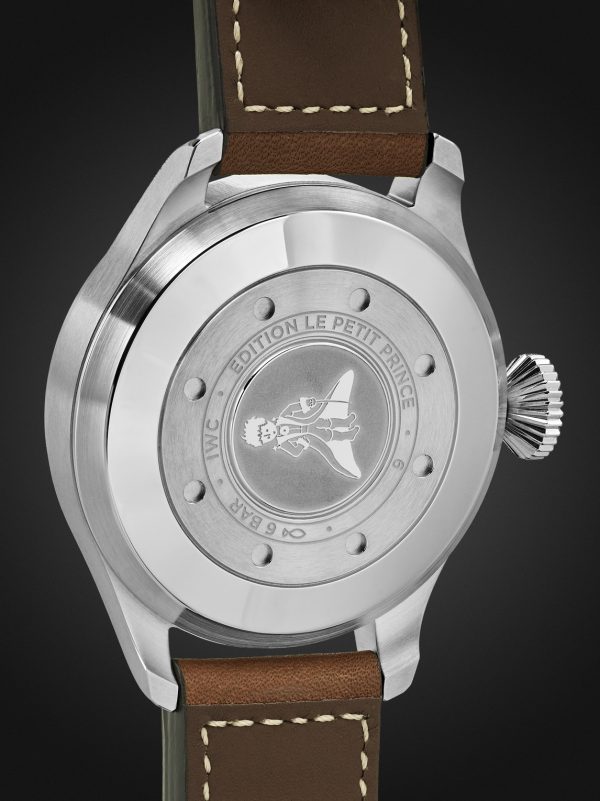 Big Pilot's Le Petit Prince Edition Automatic 46.2mm Stainless Steel and Leather Watch, Ref. No. IW501002 - BK Big Pilot's Le Petit Prince Edition Automatic 46.2mm Stainless Steel and Leather Watch, Ref. No. IW501002 - BK