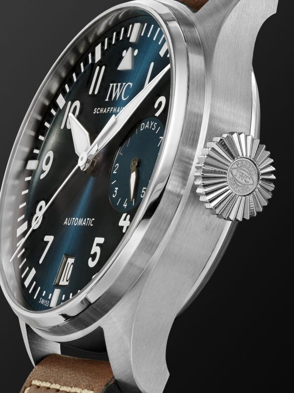 Big Pilot's Le Petit Prince Edition Automatic 46.2mm Stainless Steel and Leather Watch, Ref. No. IW501002 - CU Big Pilot's Le Petit Prince Edition Automatic 46.2mm Stainless Steel and Leather Watch, Ref. No. IW501002 - CU