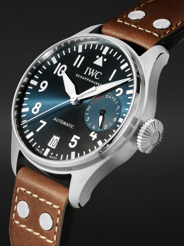 Big Pilot's Le Petit Prince Edition Automatic 46.2mm Stainless Steel and Leather Watch, Ref. No. IW501002 - FR Big Pilot's Le Petit Prince Edition Automatic 46.2mm Stainless Steel and Leather Watch, Ref. No. IW501002 - FR