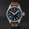 Big Pilot's Le Petit Prince Edition Automatic 46.2mm Stainless Steel and Leather Watch, Ref. No. IW501002 Big Pilot's Le Petit Prince Edition Automatic 46.2mm Stainless Steel and Leather Watch, Ref. No. IW501002