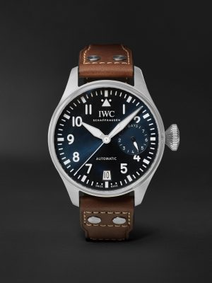 Big Pilot's Le Petit Prince Edition Automatic 46.2mm Stainless Steel and Leather Watch, Ref. No. IW501002 Big Pilot's Le Petit Prince Edition Automatic 46.2mm Stainless Steel and Leather Watch, Ref. No. IW501002