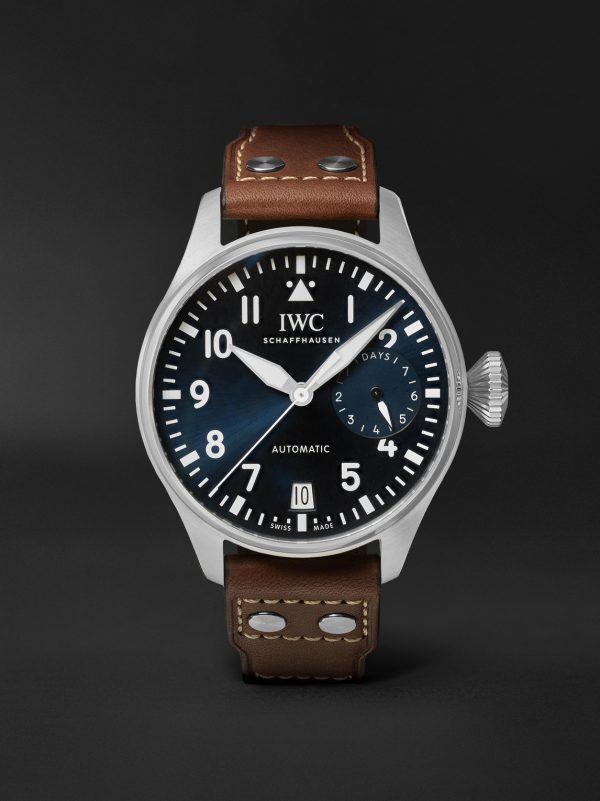 Big Pilot's Le Petit Prince Edition Automatic 46.2mm Stainless Steel and Leather Watch, Ref. No. IW501002 Big Pilot's Le Petit Prince Edition Automatic 46.2mm Stainless Steel and Leather Watch, Ref. No. IW501002