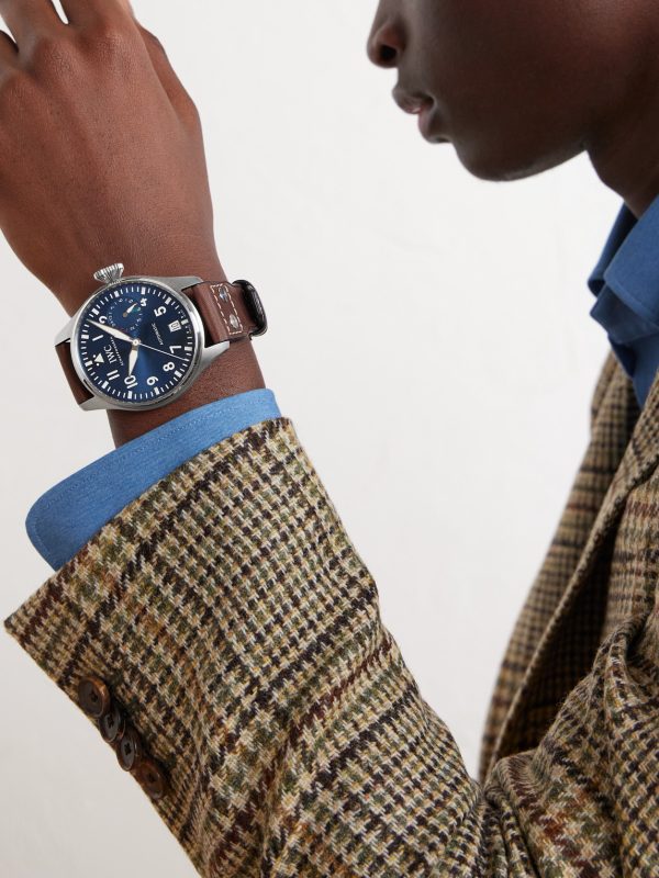 Big Pilot's Le Petit Prince Edition Automatic 46.2mm Stainless Steel and Leather Watch, Ref. No. IW501002 - OU Big Pilot's Le Petit Prince Edition Automatic 46.2mm Stainless Steel and Leather Watch, Ref. No. IW501002 - OU