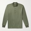 Cotton-Sateen Polo Shirt Cotton-Sateen Polo Shirt