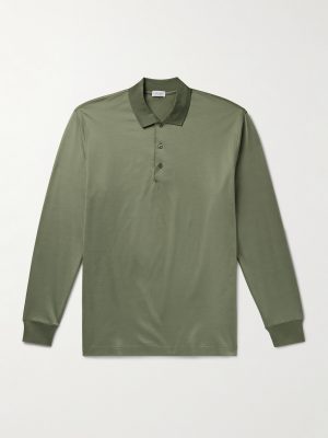 Cotton-Sateen Polo Shirt Cotton-Sateen Polo Shirt