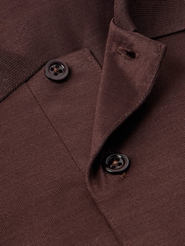 Cotton-Sateen Polo Shirt - CU Cotton-Sateen Polo Shirt - CU