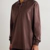 Cotton-Sateen Polo Shirt - FR Cotton-Sateen Polo Shirt - FR