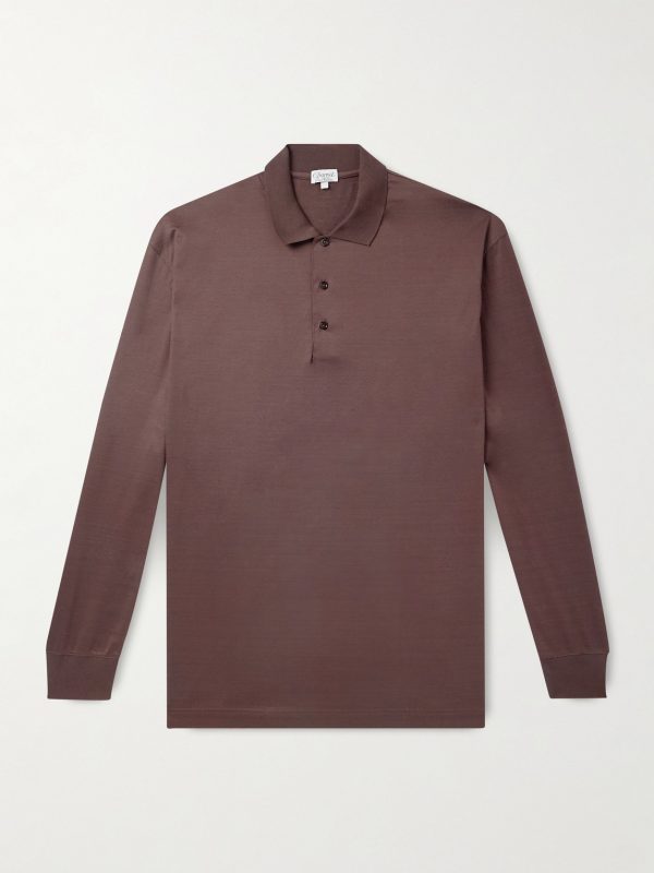 Cotton-Sateen Polo Shirt Cotton-Sateen Polo Shirt