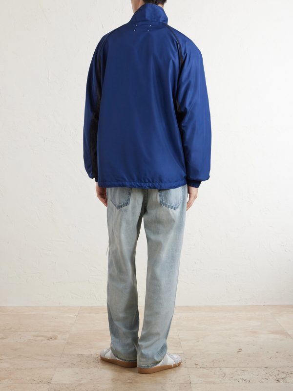 Mesh-Trimmed Shell Jacket - BK Mesh-Trimmed Shell Jacket - BK