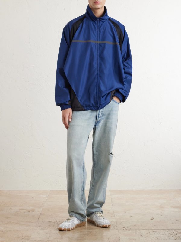 Mesh-Trimmed Shell Jacket - OU Mesh-Trimmed Shell Jacket - OU