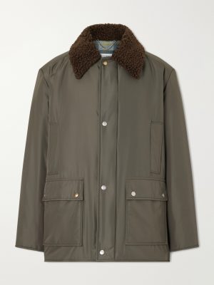 Hunting Plush-Trimmed Shell Jacket Hunting Plush-Trimmed Shell Jacket
