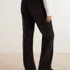 Straight-Leg Cotton-Corduroy Trousers - BK Straight-Leg Cotton-Corduroy Trousers - BK