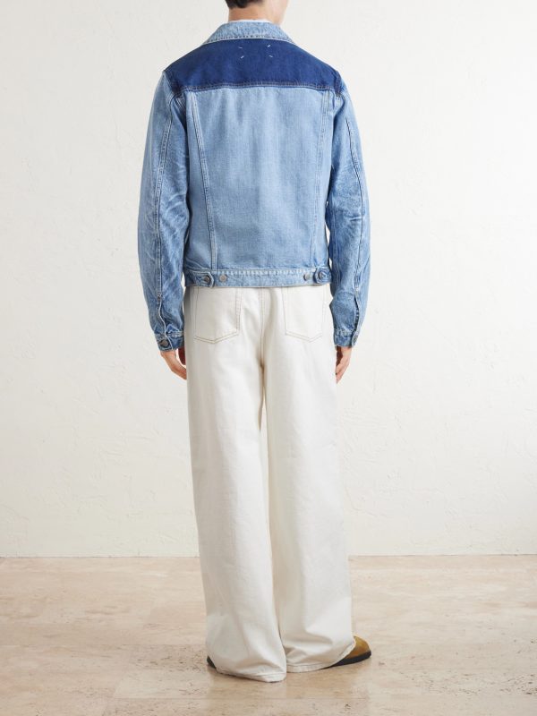 Patchwork Denim Jacket - BK