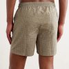 Straight-Leg Mid-Length Printed Shell Swim Shorts - BK