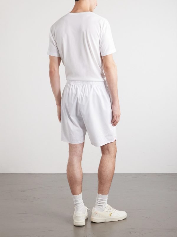 Court Straight-Leg Recycled-Shell Tennis Shorts - BK