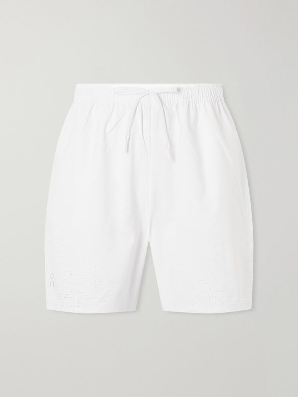 Court Straight-Leg Recycled-Shell Tennis Shorts