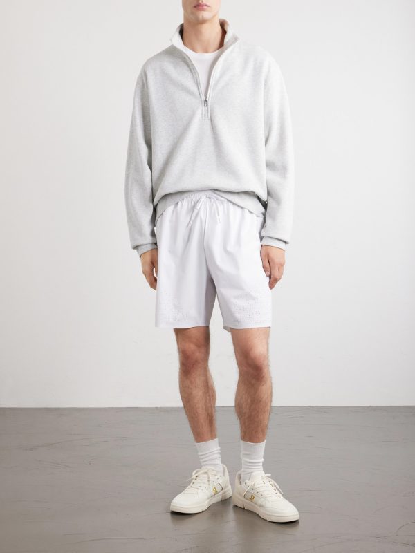 Court Straight-Leg Recycled-Shell Tennis Shorts - OU