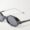 + Haider Ackermann Melchior Round Frame Sunglasses - CU