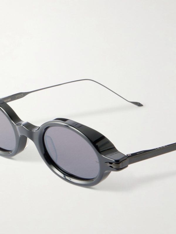 + Haider Ackermann Melchior Round Frame Sunglasses - CU