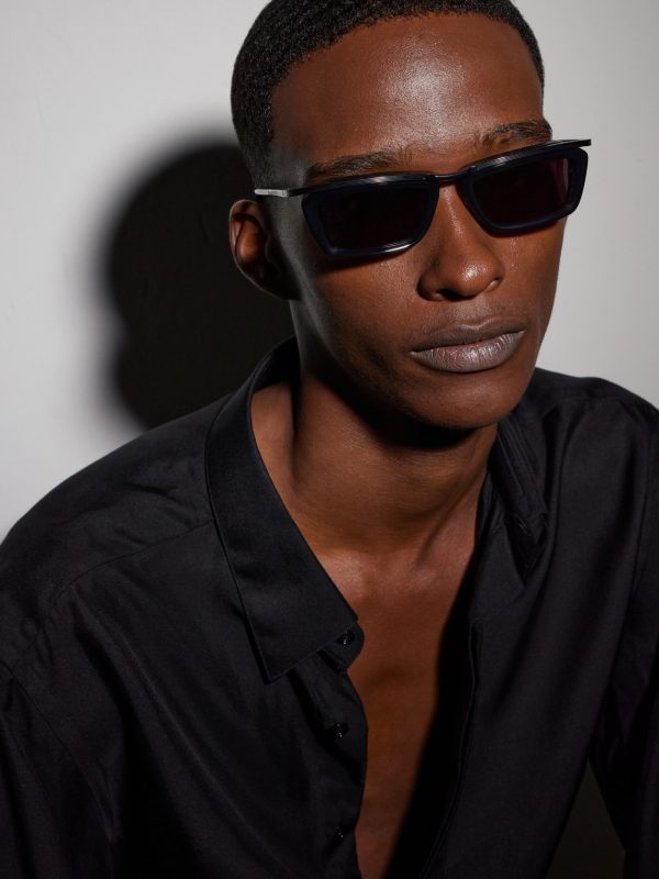 + Haider Ackermann Melchior Square Frame Sunglasses - BK