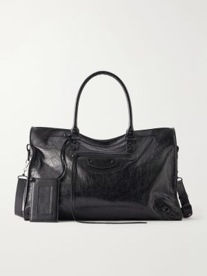 Le City Large Textured-Leather Tote Bag Le City Large Textured-Leather Tote Bag