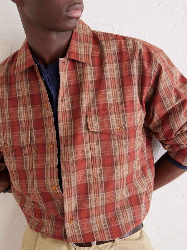 Checked Cotton Shirt - CU Checked Cotton Shirt - CU