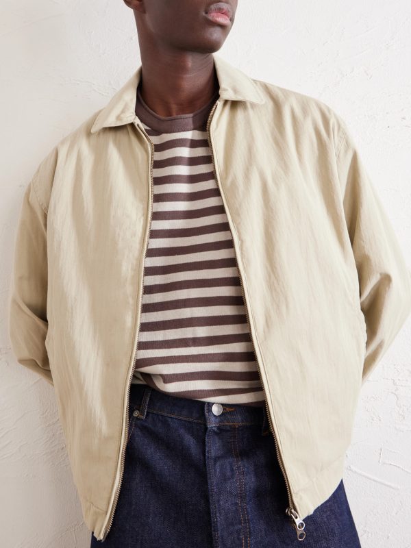 Striped Cotton-Blend T-Shirt - CU